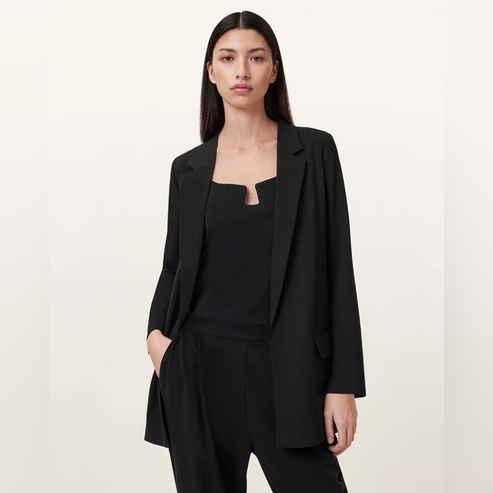 All Saints Classic Black Blazer